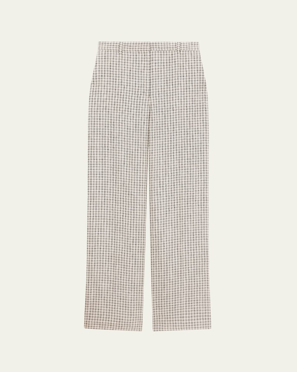 Classic Straight Check Trousers